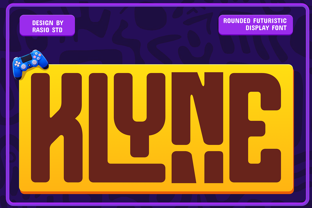 Klyne Rounded Futuristic Font, a Sans Serif Font by Rasio Studio (Photo 1 of 9)