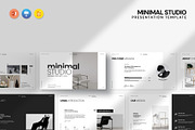 Minimal Studio Presentation Template, a Presentation Template by evgenystudio (Thumbnail 1 of 10)