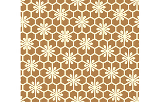 Flower geometric pattern, a Pattern Graphic by RODINA