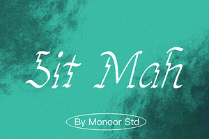 Sit Mah Font