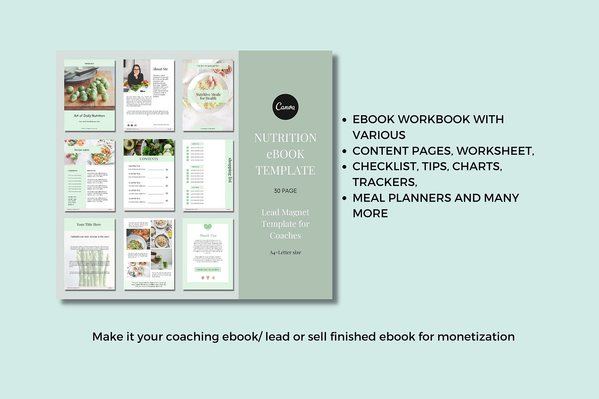 Nutrition Coach Course Creator Canva, a Social Media Template by Deepa Template Studio (Photo 11 of 48)