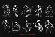 10 Bundle Dark Art Voorhees Slaug, an Illustration by Morspective (Thumbnail 6 of 7)