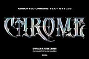 Chrome Metal Text Styles, a Layer Style Add-On by dbdslondon (Thumbnail 1 of 6)