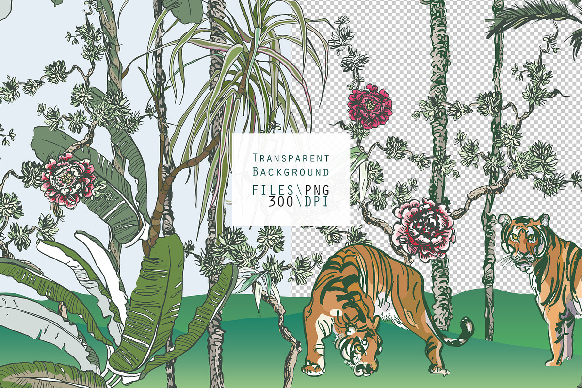 Chinoiserie Seamless Panoramas, an Illustration by Irina Dolgikh (Photo 12 of 17)