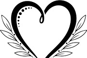 Decorative Heart Silhouette Bundle, an Illustration by Designs_River (Thumbnail 10 of 45)