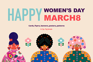 International Women’s Day, a Branding & Logo Template by MoleskoStudio