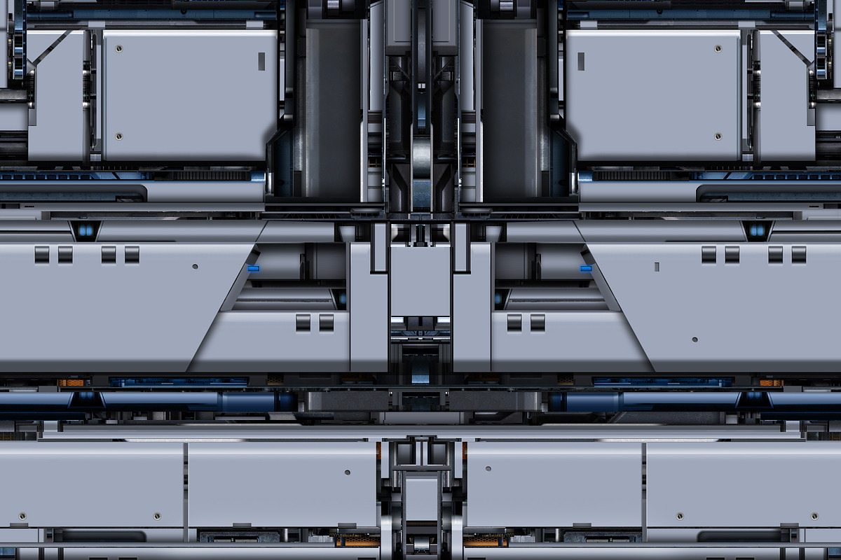 Tech-Mech Materials Sample, a Textures & Material 3D Model by Dosch Design (Photo 1 of 2)