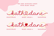 The Babe - Monoline Heart Font, a Script Font by Airotype (Thumbnail 2 of 10)