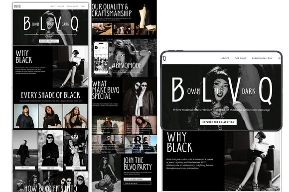 Clothing Store Landing Page Template preview 7