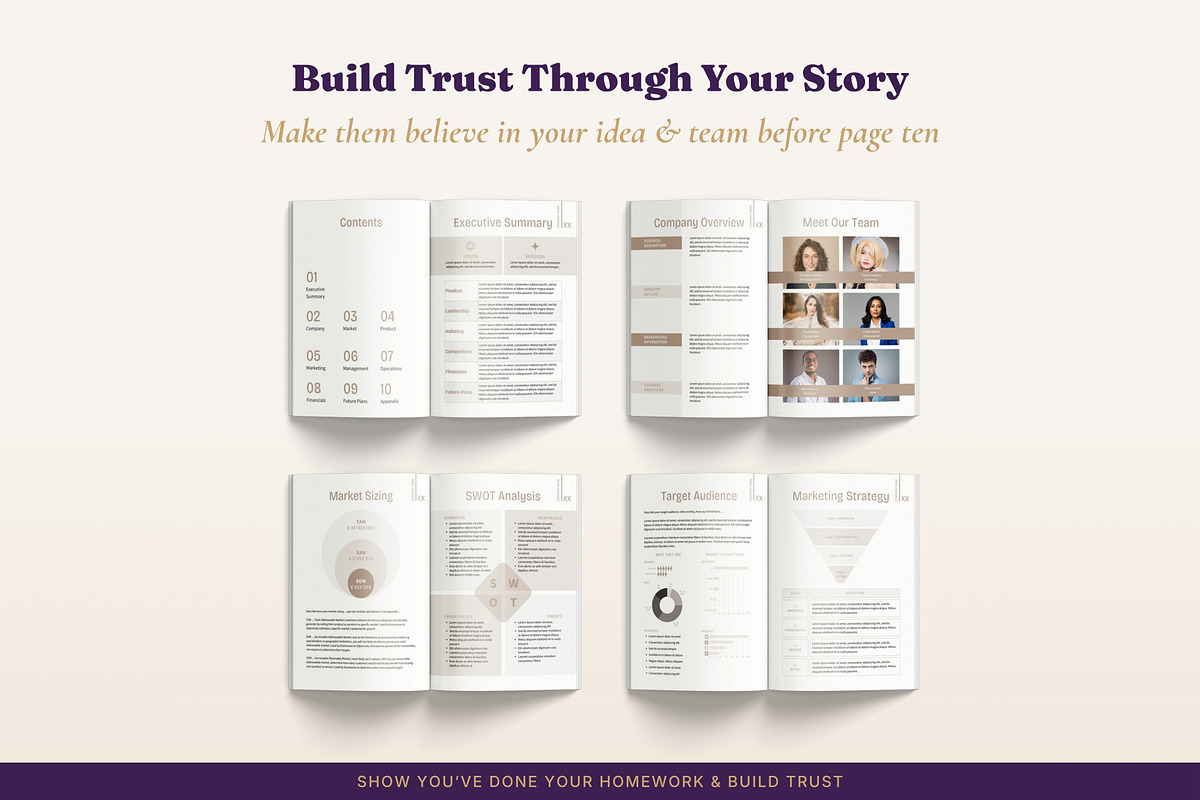 Business Plan Bundle 3 Design Packs, a Brochure Template by B2 Studio (Photo 5 of 18)