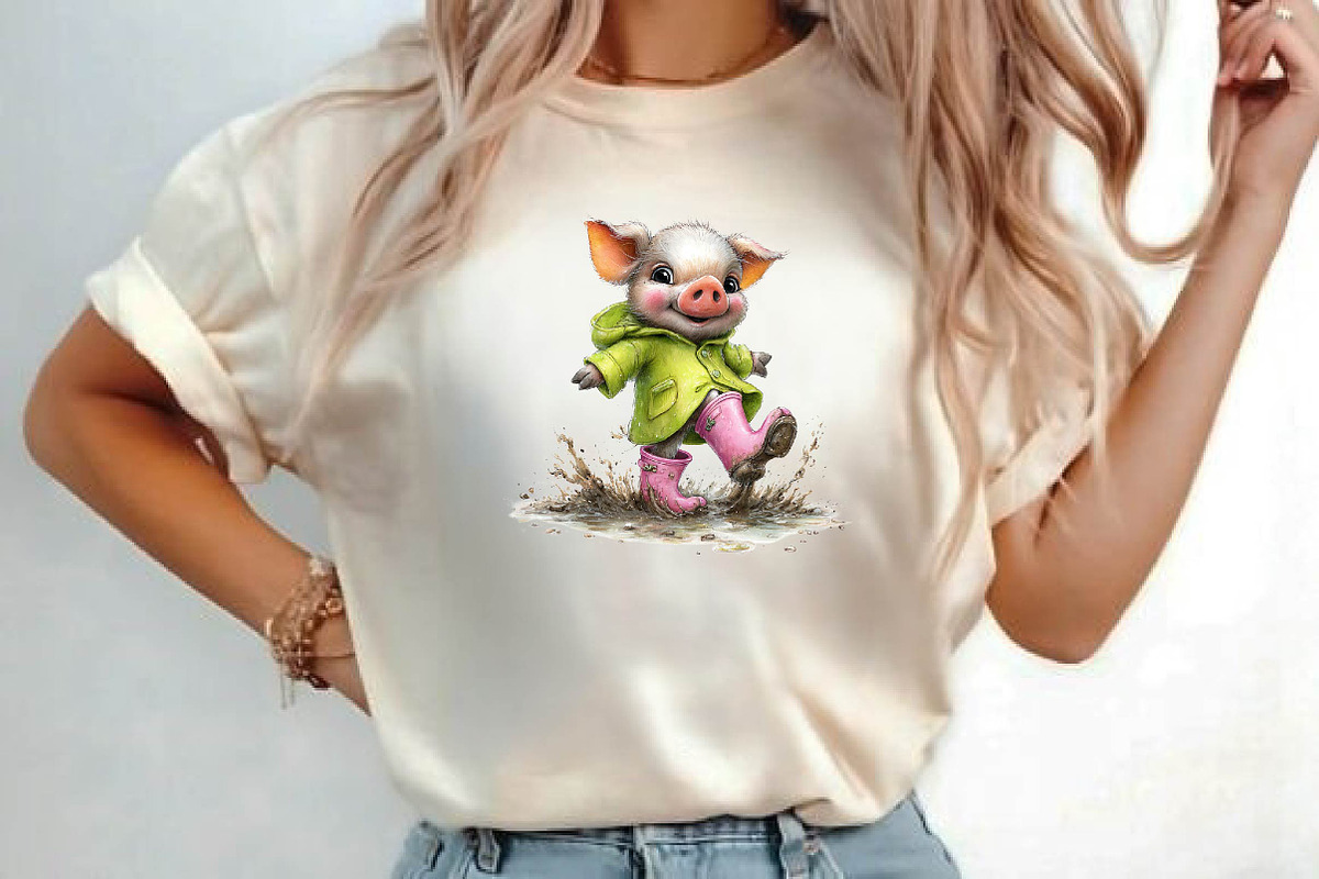 Rainy Day Animals Watercolor Clipart, an Animal Illustration by fashionaddict (Photo 7 of 7)