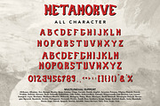 Metamorve - Blackletter Display Font, a Blackletter Font by Arendxstudio (Thumbnail 8 of 9)