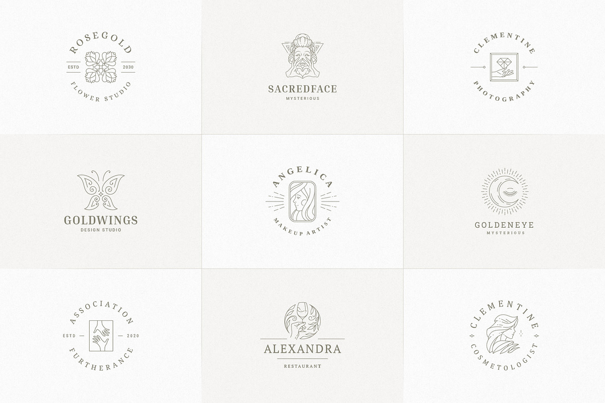 36 Elegant Logo Templates | Canva, a Branding & Logo Template by Vasya Kobelev (Photo 9 of 10)