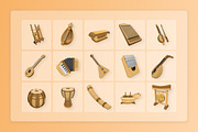 Traditional Music 3D Icon Packs, a Work Illustration by twinstd (Thumbnail 6 of 6)