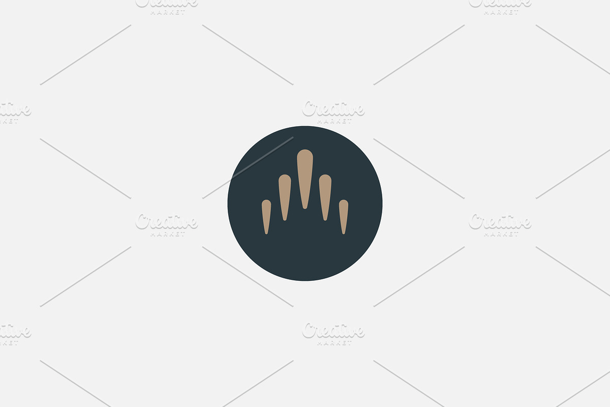 Airplane negative space logo, a Templates & Theme by Himalia1