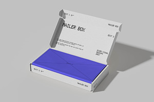 Mailer Box Packaging Mockup