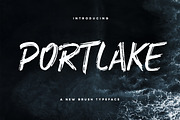 Portlake Brush Typeface, a Script Font by Wandery Supply (Thumbnail 1 of 7)
