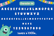 Monsterkins - Monster Display Font, a Handwritten Font by Wellscript Studio (Thumbnail 9 of 9)