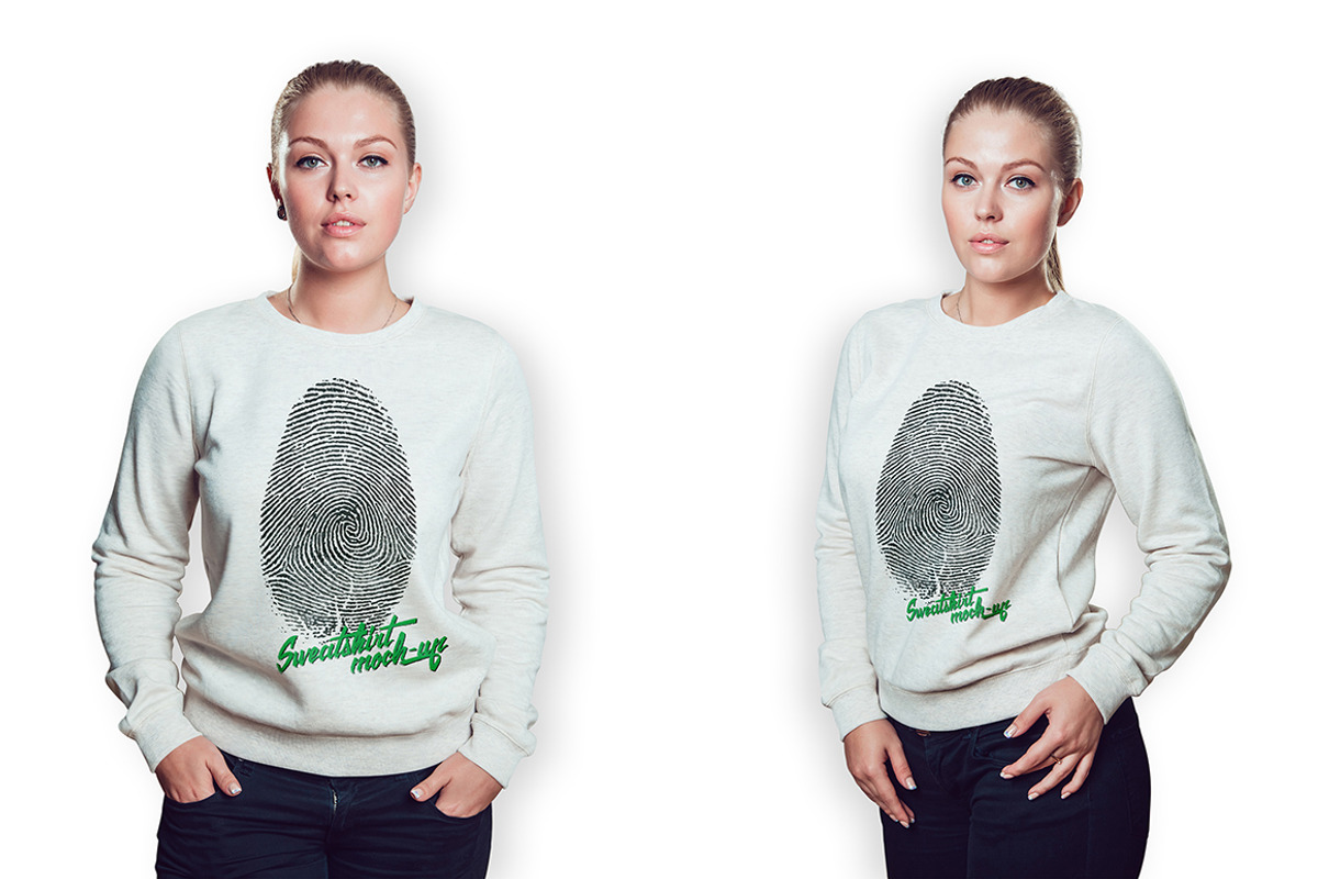 Sweatshirt Mock-Up, a Hoody Mockup by Freeman Studio (Photo 4 of 6)