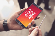 Android Phone Mockup 12, an Android Mockup by Akrinity Digital (Thumbnail 1 of 3)