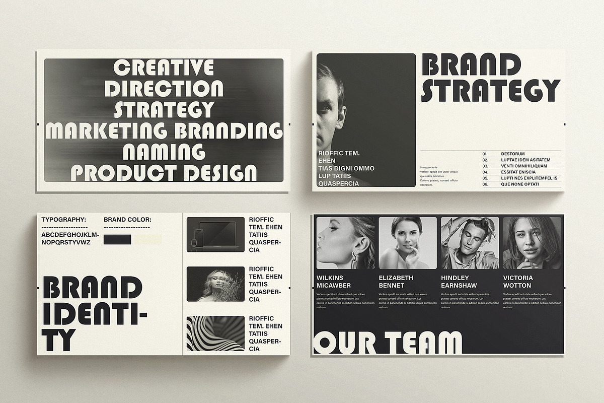 Pitch Deck Presentation Template, a Presentation Template by E-Type (Photo 4 of 5)