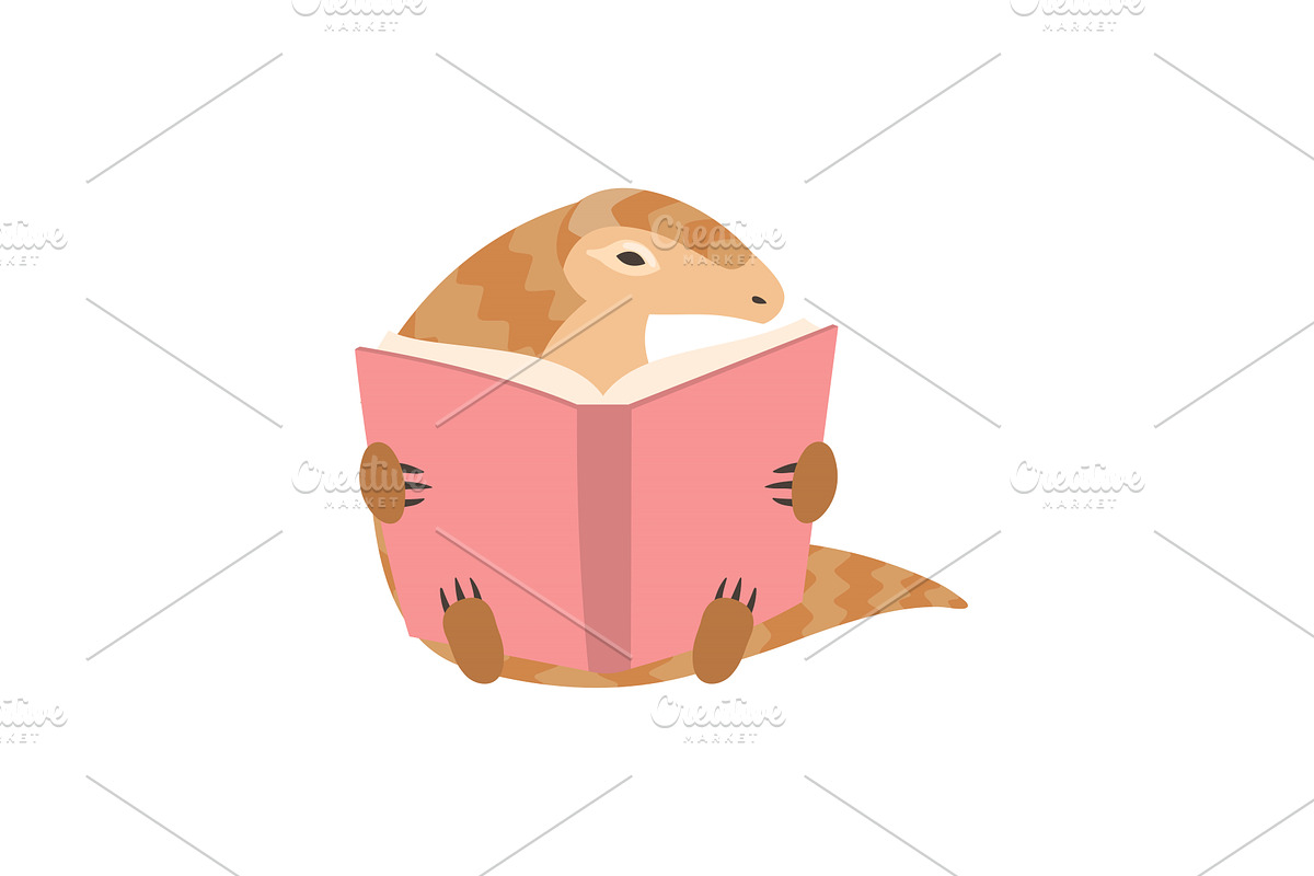 Cute Pangolin Cartoon Character, an Animal Illustration by TopVectors