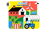 10 Sustainable Food Production, a Food Illustration by denayunebgt (Thumbnail 4 of 4)