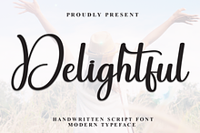 Delightful | Script Font