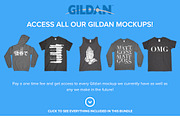 Gildan Mockup Bundle, a Hoody Mockup by Pixel Sauce™ (Thumbnail 2 of 11)