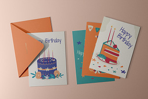 5x7 Greeting Cards Mockup Kit