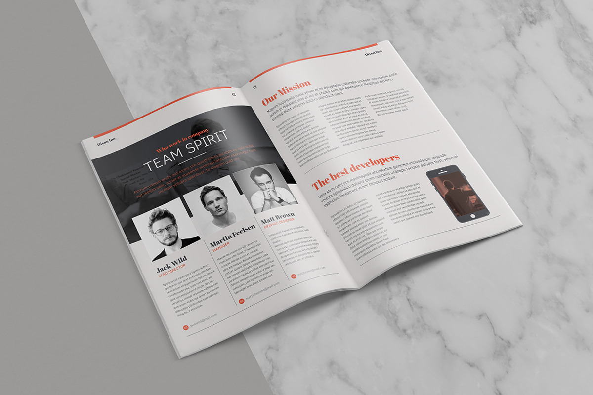 Annual Report, a Brochure Template by Kovalski (Photo 7 of 10)