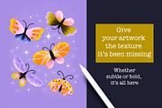 Grain brushes for Procreate, a Brush Add-On by seamless team (Thumbnail 2 of 5)