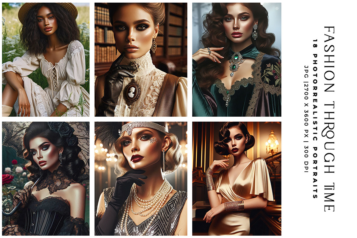 Fashion Through Time, a Beauty & Fashion Photo by Digital Art Creations (Photo 1 of 4)