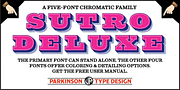 Sutro Deluxe, a Slab Serif Font by Parkinson Type Design (Thumbnail 4 of 7)
