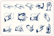 Vintage Hand Illustrations, a Person Illustration by Mr Vintage (Thumbnail 4 of 8)