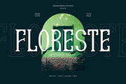 Floreste - Modern Wavy Serif, a Serif Font by Krakenbox Studio (Thumbnail 1 of 18)