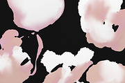 Pink and White Watercolour Clip Art, a Decorative Illustration by Pixafied (Thumbnail 3 of 4)