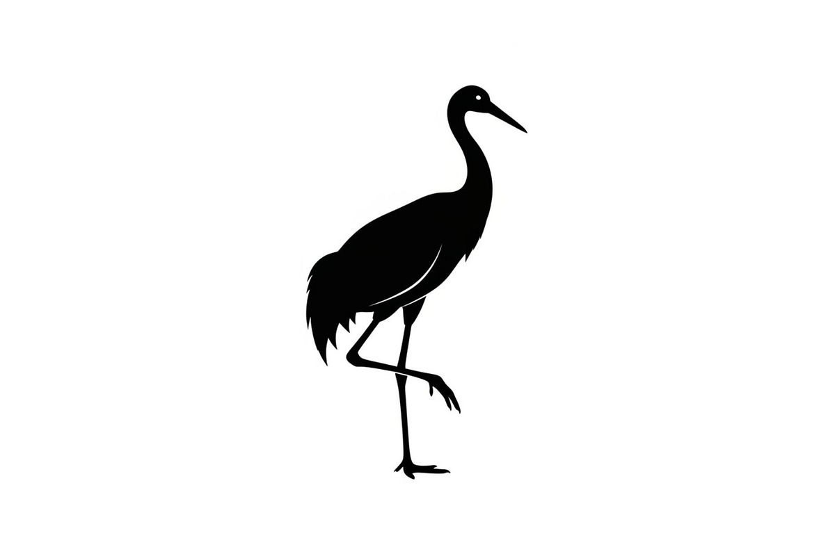 50 Heron Crane Silhouette Bundle, an Illustration by Amazin_art (Photo 2 of 39)