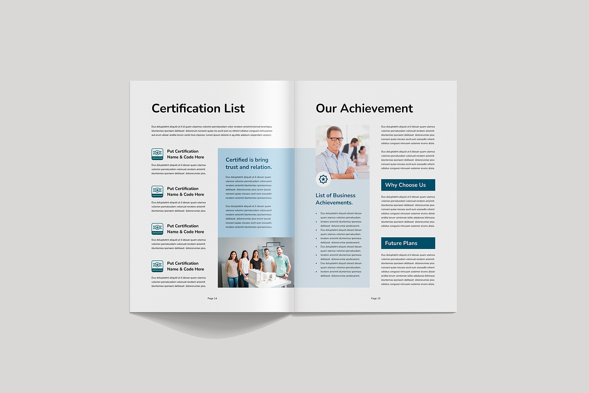 Capability Statement Brochure, a Brochure Template by Leaflove (Photo 8 of 10)