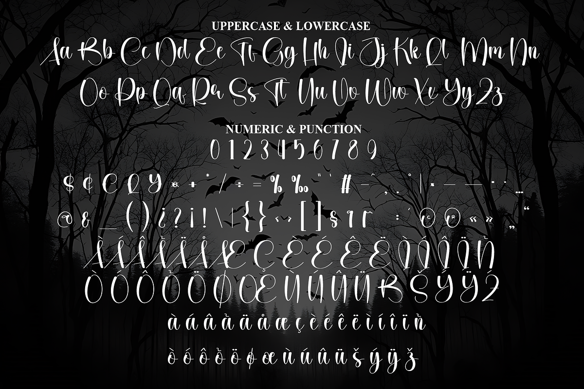 Spooky | Script Font, a Handwritten Font by Scratchones (Photo 7 of 9)