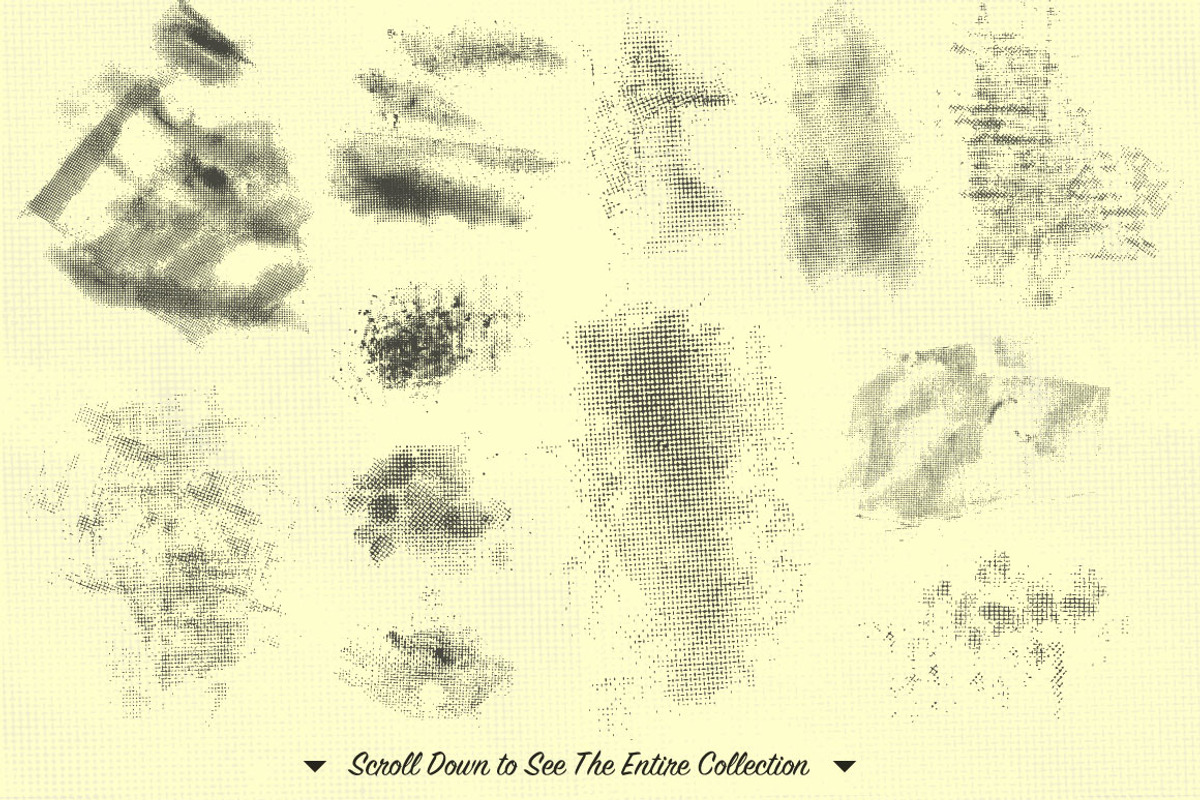 36 Vector Screen Textures, a Texture Graphic by Nathan Brown