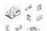 Devices Isometric Icons, a Duotone Icon by Vectors Market (Thumbnail 14 of 16)