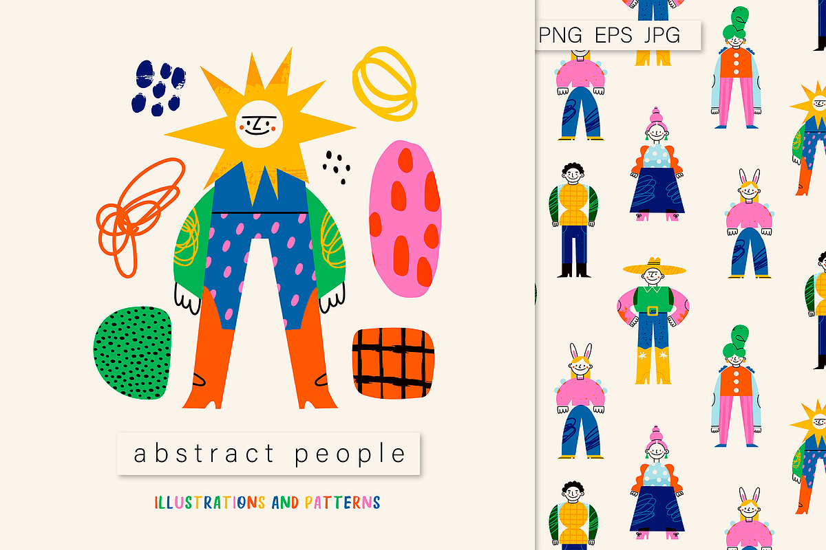 Abstract people, a Person Illustration by Twisted Tail (Photo 1 of 7)