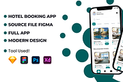 hotel booking app design, a Marketing Template by RayeesKhan (Thumbnail 1 of 5)