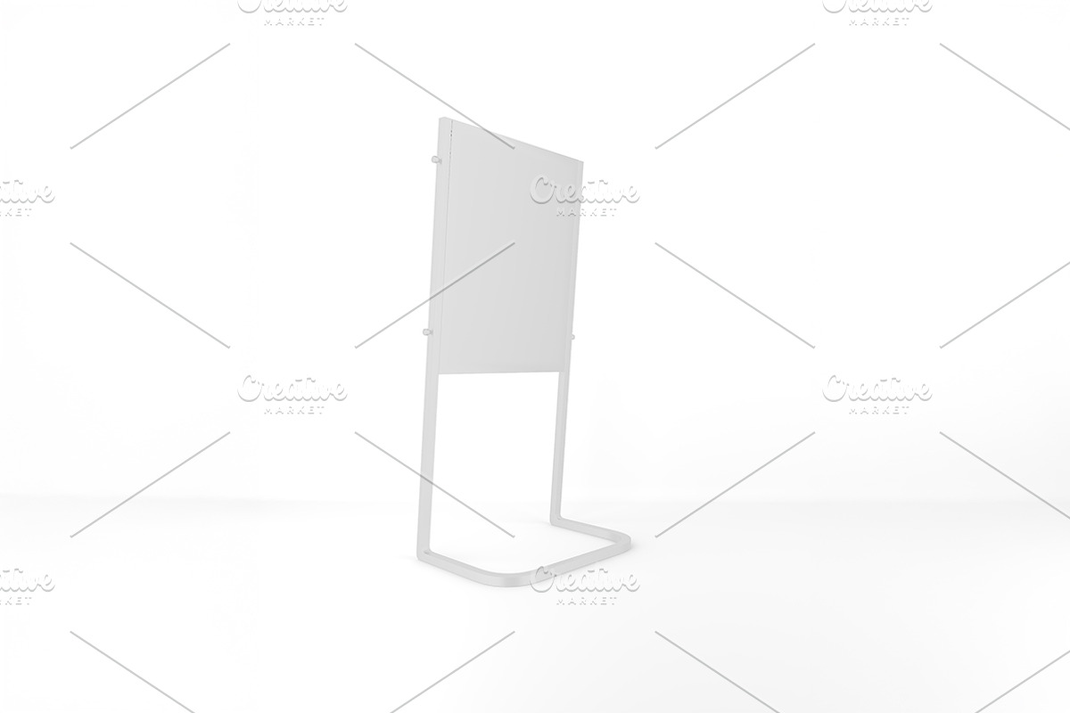 Sign Board Mockup, an Advertising Mockup by Qaleb Studio (Photo 2 of 2)