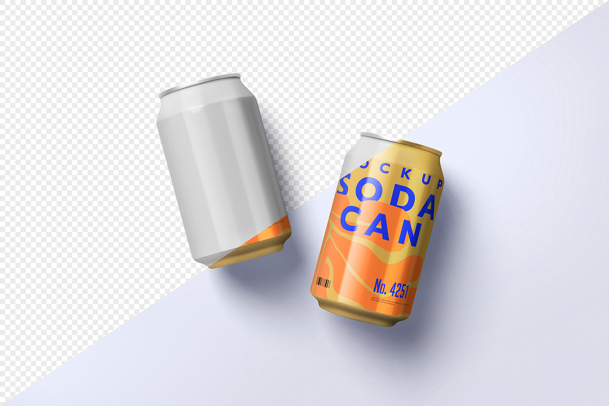 Soda Can Mockup, a Product Mockup by MockupCraft (Photo 2 of 4)