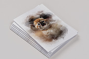 Watercolor Animal Art Photo Effect, an Action Add-On by MRI STUDIO (Thumbnail 5 of 16)