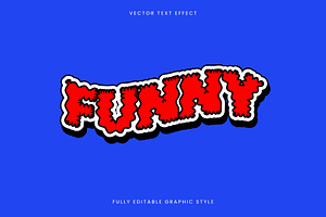 3D Cartoon Funny Text Effect Comic