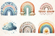 Boho Rainbow Bundle, an Illustration by Libby Wishes (Thumbnail 4 of 12)