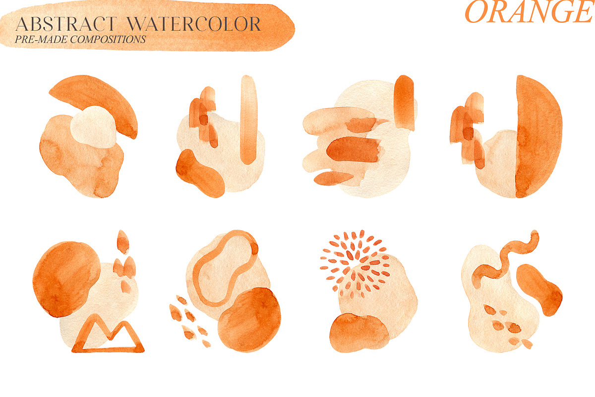 Abstract Watercolor Set, a Work Illustration by Natalia Fedorova (Photo 8 of 18)